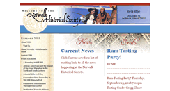 Desktop Screenshot of norwalkhistoricalsociety.org