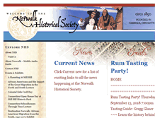 Tablet Screenshot of norwalkhistoricalsociety.org